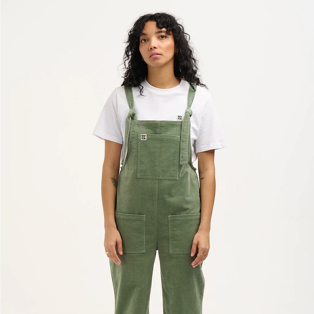 Lucy & Yak Original Dungaree Corduroy Green Bay